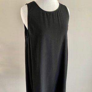 Halogen black sleeveless shift dress